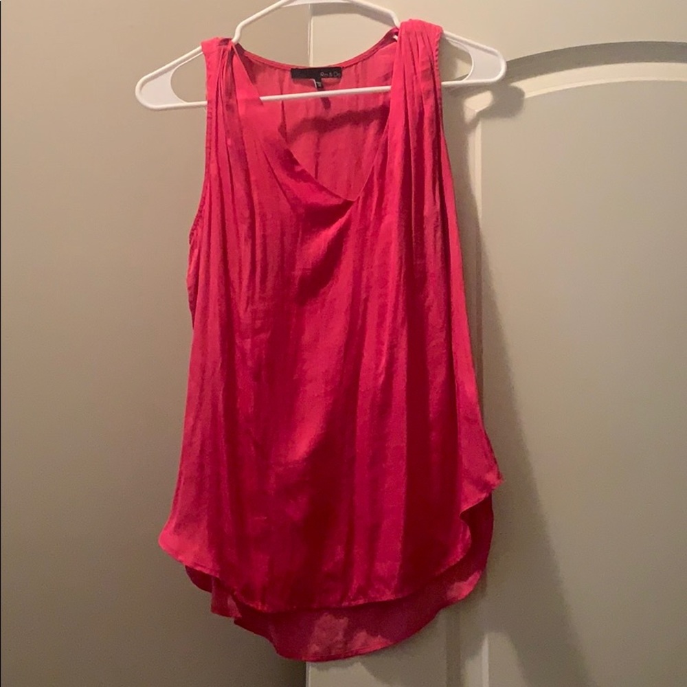 Ro&De pink flowy tank top size XS